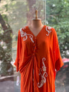 Orange Kaftan Tunic