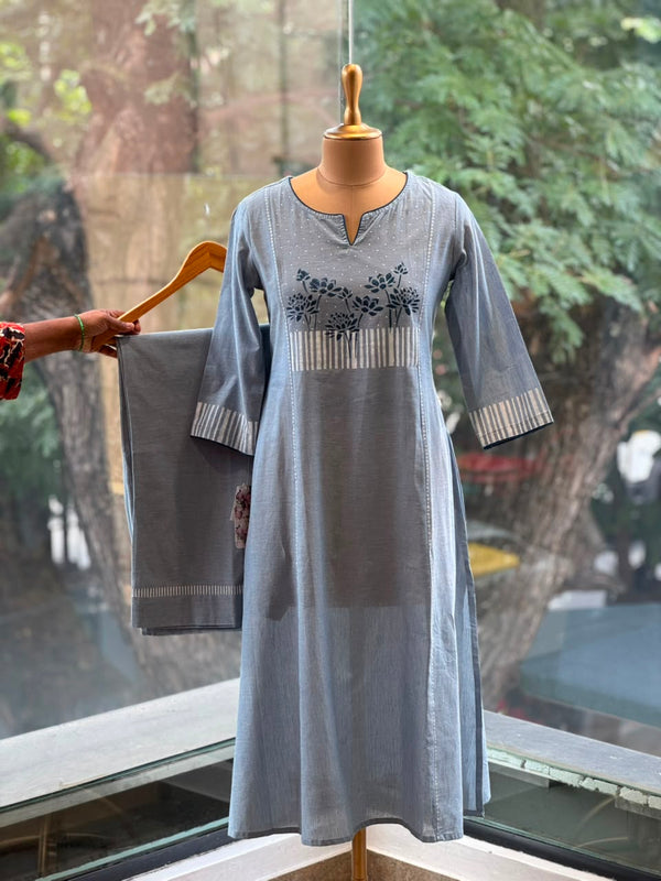 Greyish Blue Co Ord