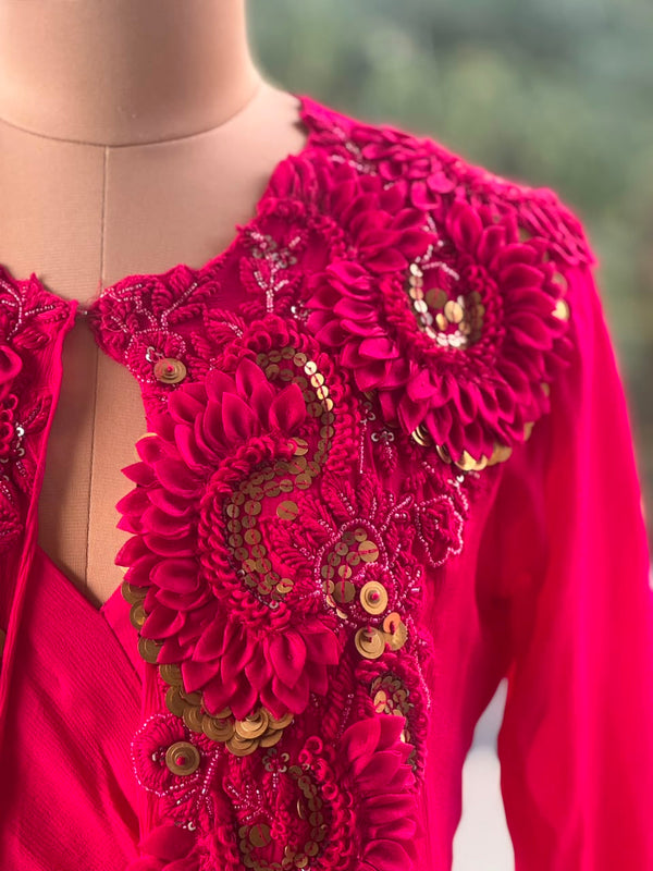 Pink Jacket Set