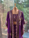 Purple Cape Set