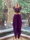 Purple Cape Set