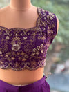 Purple Cape Set