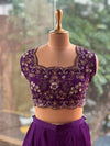 Purple Cape Set
