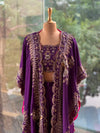 Purple Cape Set
