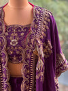 Purple Cape Set
