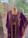 Purple Cape Set