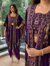 Purple Cape Set