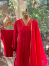 Reddish Orange Mul Suit