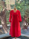 Reddish Orange Mul Suit