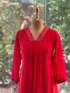Reddish Orange Mul Suit