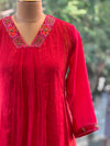 Reddish Orange Mul Suit