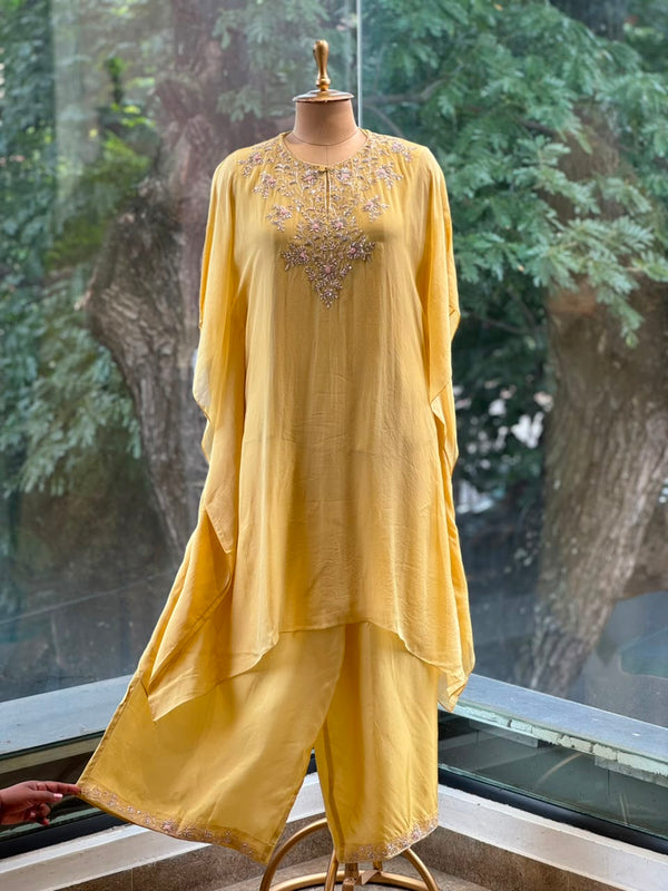 Yellow Kaftan Set