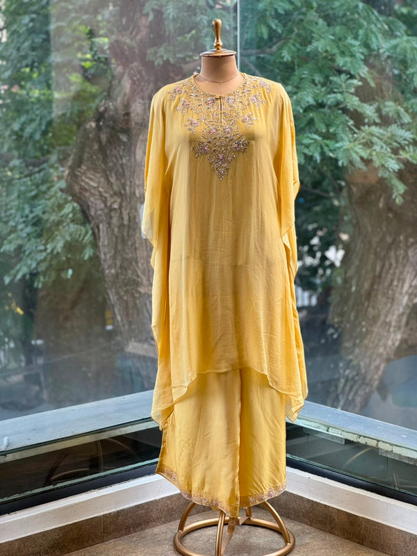 Yellow Kaftan Set