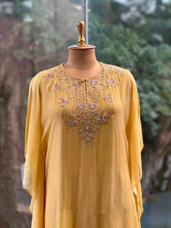 Yellow Kaftan Set
