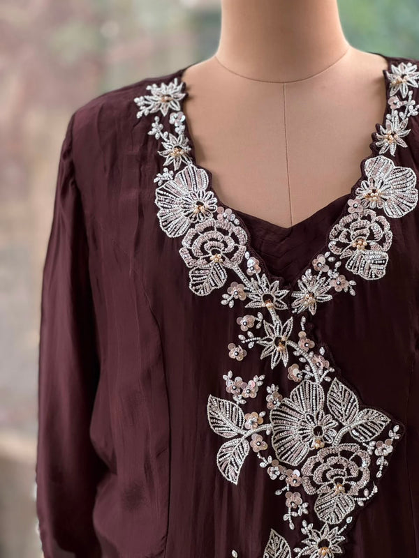 Coffee Brown Gown