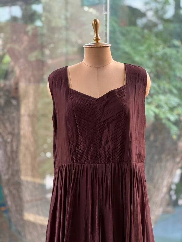 Coffee Brown Gown