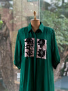 Green Collared Neck Tunic