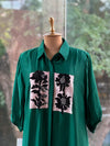 Green Collared Neck Tunic