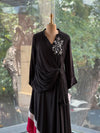 Black Asymmetrical Tunic