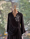 Black Asymmetrical Tunic
