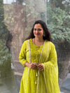 Fluorescent Green Soft Kota Suit