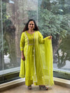 Fluorescent Green Soft Kota Suit