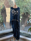 Dark Blue Skirt Set