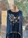 Dark Blue Skirt Set