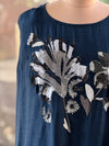Dark Blue Skirt Set