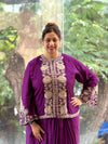 Purple Skirt Set