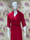 Red Crush Flap Jumpsuit