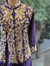 Purple Skirt Set