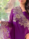 Purple Cape Set