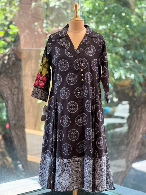 Black Printed Co Ord
