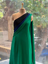 Green One Shoulder Dress