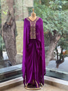 Purple Cape Set