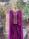 Purple Cape Set