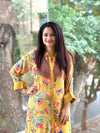 Yellow Floral Digital Printed Co Ord