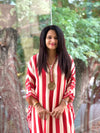Red Stripe Print Co Ord