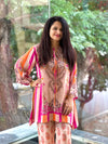 Beige Digital Printed Co Ord