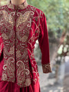 Maroon Skirt Set