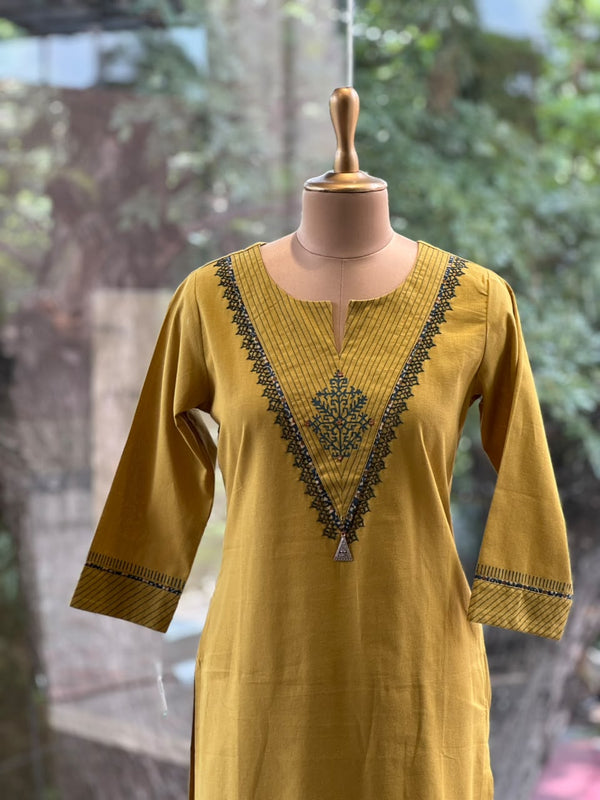 Greenish Yellow Tunic