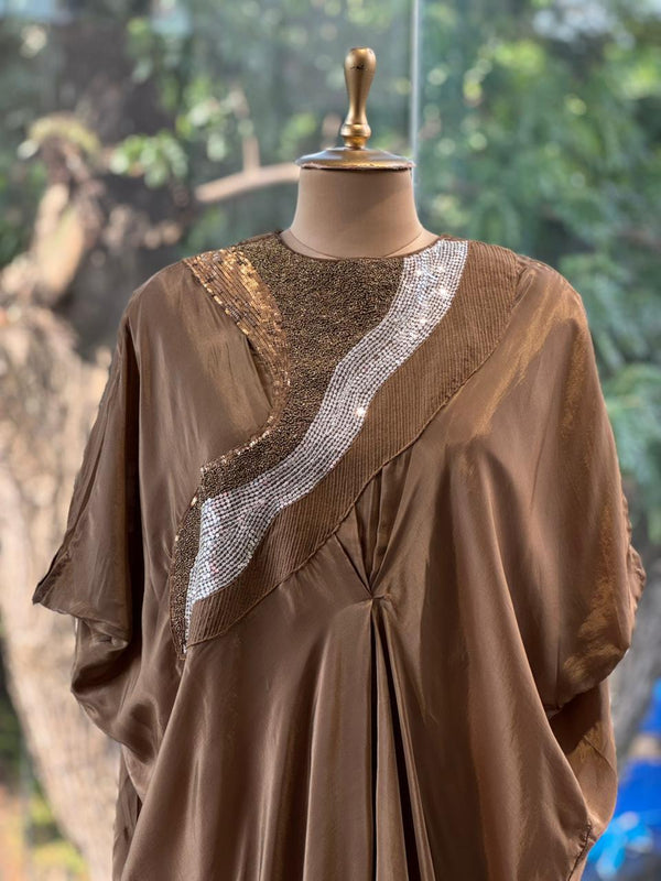 Brown Kaftan Co Ord