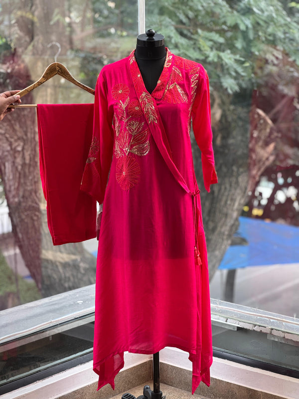 Pink Tari Work Co Ord