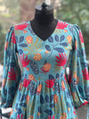 Blue Floral Tunic