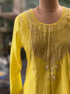 Yellow mul Knot Work Suit
