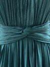 Green Tail Sleeves Gown