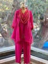 Pink Cowl Neck Co Ord