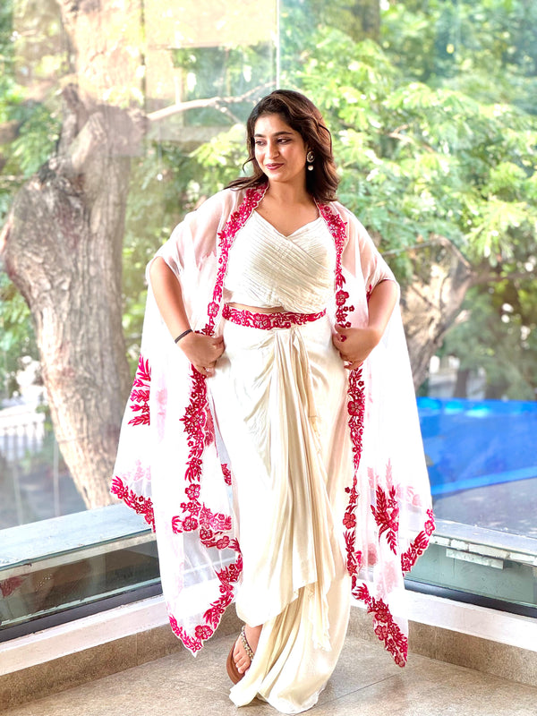 White Cape Set