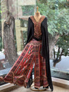 Black Cape Style Palazzo Set